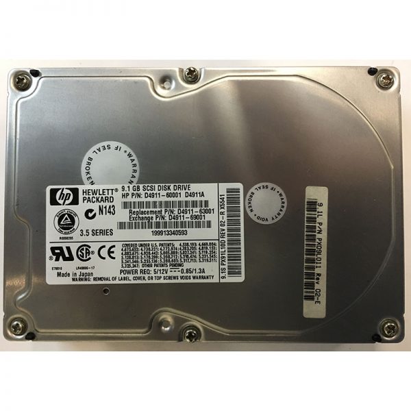 PX09L011 - Quantum 9GB 7200 RPM SCSI 3.5" HDD U160 68 pin