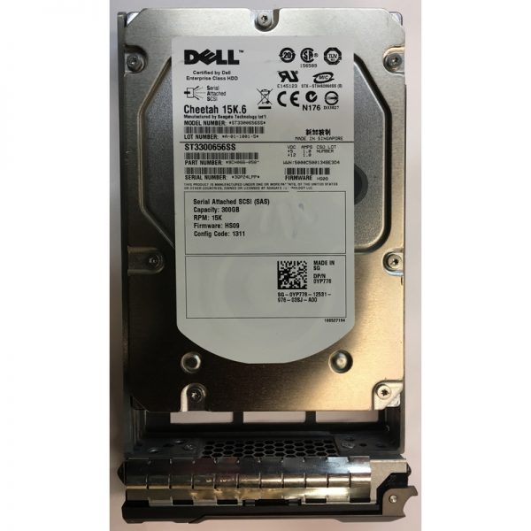 YP778 - Dell 300GB 15K RPM SAS 3.5" HDD