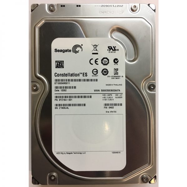 ST1000NM0011 - Seagate 1TB 7200 RPM SATA 3.5" HDD