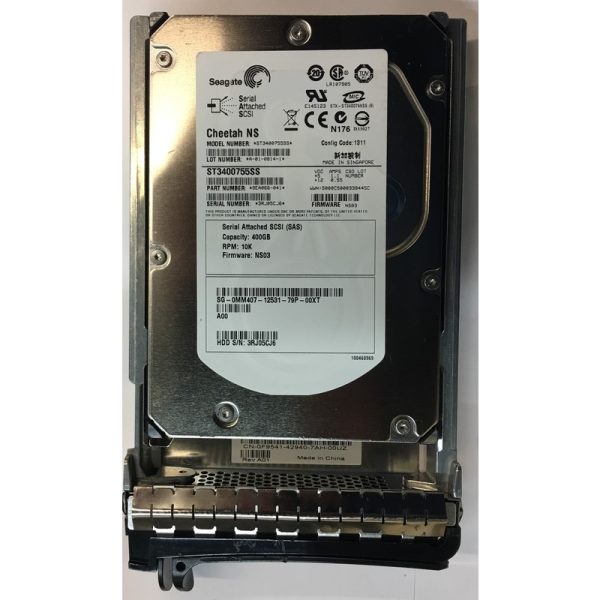 ST3400755SS - Dell 400GB 10K RPM SAS 3.5" HDD w/ tray