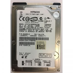 HTE721060G9AT00 - Hitachi 60GB 7200 RPM IDE 2.5" HDD