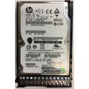 507129-003 - HP 300GB 10K RPM SAS 2.5" HDD w/ tray