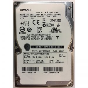 HUC106030CSS600 - Hitachi 300GB 10K RPM SAS 2.5" HDD