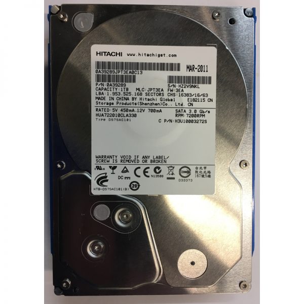 DP48-SP1000G - Nexsan 1TB 7200 RPM SATA 3.5" HDD for Nexsan E-Series