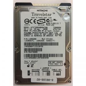 HTE726040M9AT00 - Hitachi 40GB 7200 RPM IDE 2.5" HDD