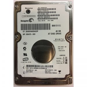 ST94011A - HP 40GB 5400 RPM IDE 2.5" HDD