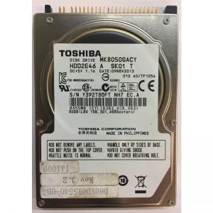 MK8050GACY - Toshiba 80GB 4200 RPM IDE 2.5" HDD