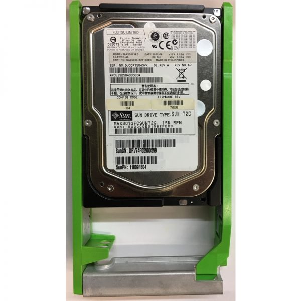 CA06693-B21100TK - Storagetek 73GB 15K RPM FC 3.5" HDD for VSM4/V2X2