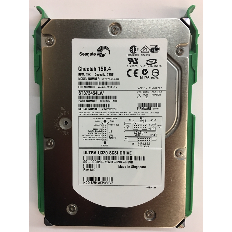 thumbnail image 2 of Dell 73GB 3.5" SAS Hard Drive – UM837, 15K RPM, 3G LFF (ST373455SS / 9Z3066-051) – Open Box 2 of 5