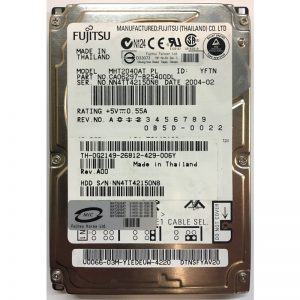 MHT2040AT - Fujitsu 40GB 4200 RPM IDE 2.5" HDD MHT2040AT - Fujitsu 40GB 4200 RPM IDE 2.5" HDD