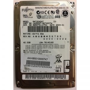 CA06297-B27400TW - Fujitsu 40GB 4200 RPM IDE 2.5" HDD