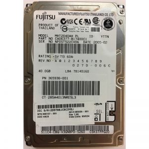 CA06377-B17400C1 - Fujitsu 40GB 4200 RPM IDE 2.5" HDD