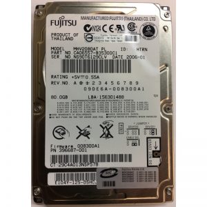 MHV2080AT - Fujitsu 80GB 5400 RPM IDE 2.5" HDD