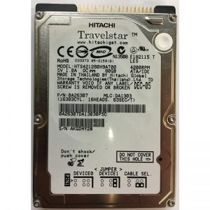 0A26307 - Hitachi 120GB 4200 RPM IDE 2.5" HDD 0A26307 - Hitachi 120GB 4200 RPM IDE 2.5" HDD