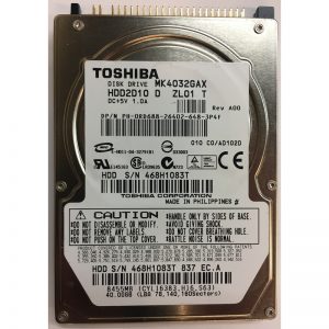 0RD688 - Dell 40GB 5400 RPM IDE 2.5" HDD