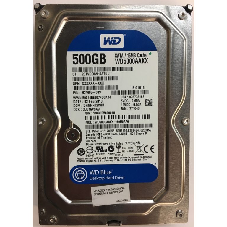 634605 003 HP 500GB 7200 RPM SATA 3 5 HDD Disk Drive Finder 634605-003-hp-500gb-7200-rpm-sata-3-5-hdd-disk-drive-finder