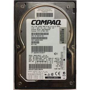 BD018222CA - Compaq 18GB 10K RPM SCSI 3.5" HDD 68 pin