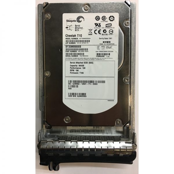 9DJ066-050 - Seagate 300GB 10K RPM SAS 3.5" HDD w/ tray