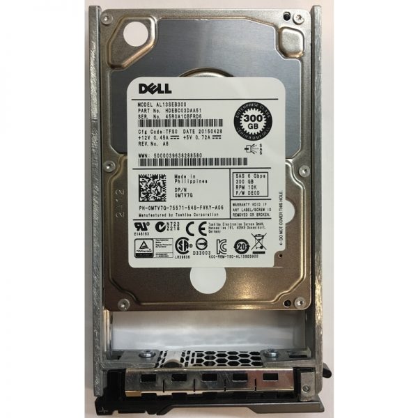 AL13SEB300 - Toshiba 300GB 10K RPM SAS 2.5" HDD