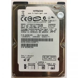 HTS541212H9AT00 - Hitachi 120GB 5400 RPM IDE 2.5" HDD