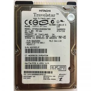 379808-001 - HP 40GB 5400 RPM IDE 2.5" HDD