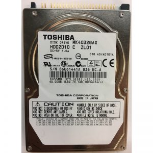 HDD2D10C - Toshiba 40GB 5400 RPM IDE 2.5" HDD