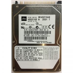 MK6021GAS - Toshiba 60GB 4200 RPM IDE 2.5" HDD