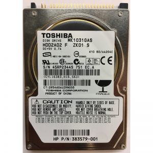 HDD2A02F - Toshiba 100GB 4200 RPM IDE 2.5" HDD