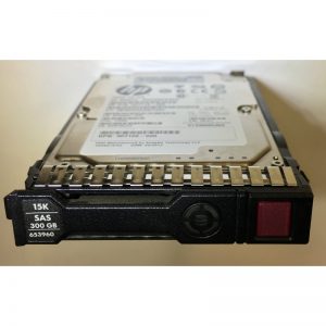 653960-001 - HP 300GB 15K RPM SAS 2.5" HDD w/ G8/G9 tray,