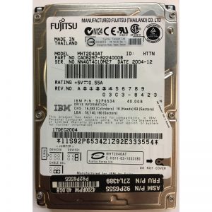 CA06297-B224000B - Fujitsu 40GB 4200 RPM IDE 2.5" HDD