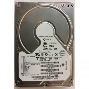 DGHS-IEC-950 - IBM 9GB 7200 RPM SCSI 3.5" HDD 80 pin