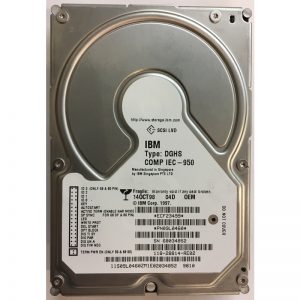 DGHS-IEC-950 - IBM 4GB 5400 RPM SCSI 3.5" HDD 80 pin