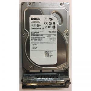 0U738K - Dell 1TB 7200 RPM SAS 3.5" HDD w/ Dell R series tray