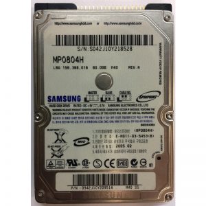 MP0804H - Samsung 80GB 5400 RPM IDE 2.5" HDD