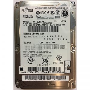 MHT2080AH - Fujitsu 80GB 5400 RPM IDE 2.5" HDD