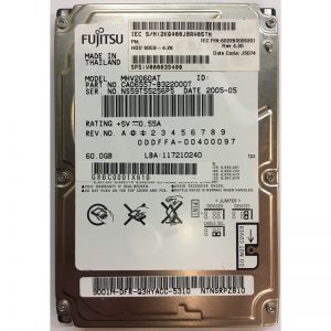 CA06557-B322000T - Fujitsu 60GB 4200 RPM IDE 2.5" HDD