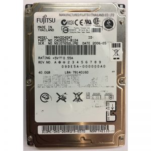 MHV2040AT - Fujitsu 40GB 4200 RPM IDE 2.5" HDD