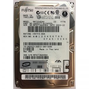 N2623 - Dell 40GB 5400 RPM IDE  2.5" HDD