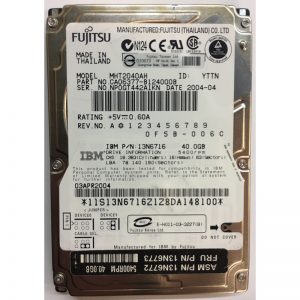 CA06377-B124000B - Fujitsu 40GB 5400 RPM IDE  2.5" HDD