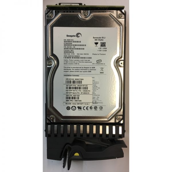 X282B-R5 - NetApp 500GB 7200 RPM SATA 3.5" HDD for FAS20X0 series