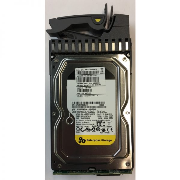 WD5003ABYX-05WERA0 - NetApp 500GB 7200 RPM SATA 3.5" HDD for FAS20X0 series