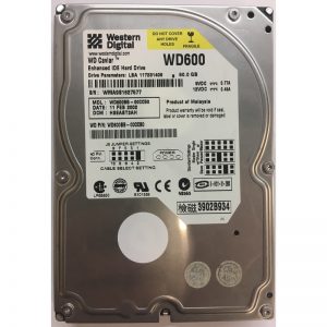 WD600BB-00CCB0 - Western Digital 60GB 7200 RPM IDE 3.5" HDD