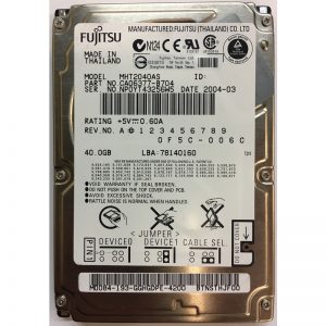 MHT2040AS - Fujitsu 40GB 5400 RPM IDE  2.5" HDD