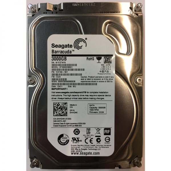 ST3000DM001 - Seagate 3TB 7200 RPM SATA 3.5" HDD