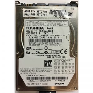 MK6032GSX - Toshiba 60GB 5400 RPM SATA 2.5" HDD