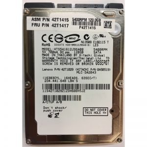 42T1415 - Lenovo 120GB 5400 RPM SATA 2.5" HDD