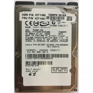 0A53259 - Hitachi 160GB 7200 RPM SATA 2.5" HDD