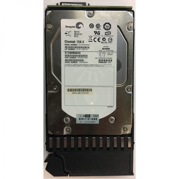 9CH066-883 - HP 300GB 15K RPM 0 3.5" HDD w/ tray for MSA4