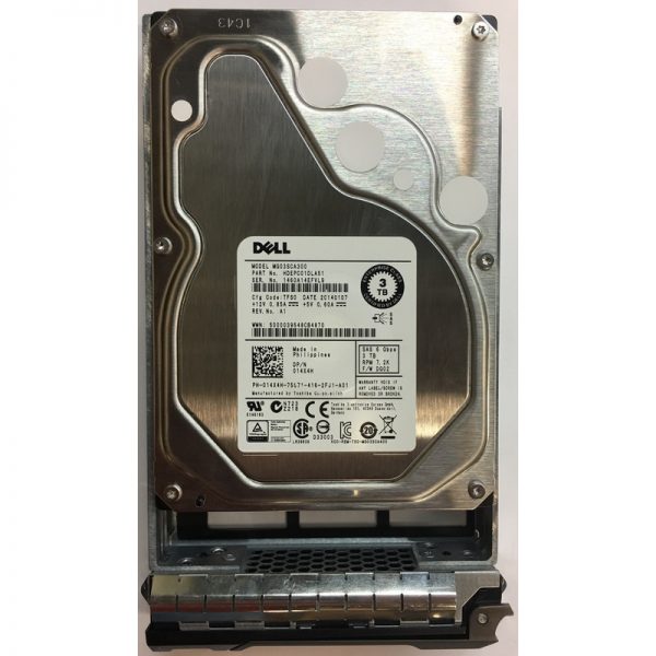 MG03SCA300 - Dell 3TB 7200 RPM SAS 3.5" HDD w/ tray