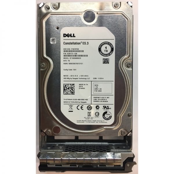 T4XNN - Dell 1TB 7200 RPM SAS 3.5" HDD w/ tray